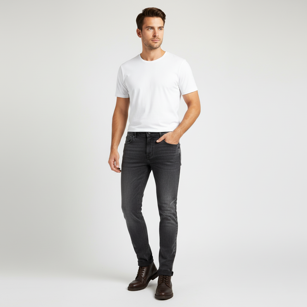 Saska Pep Jeans (Dark Grey)