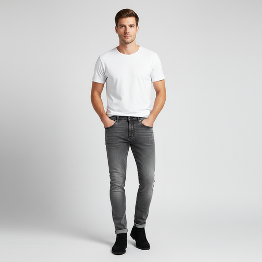 Saska Pep Jeans (Light Grey)